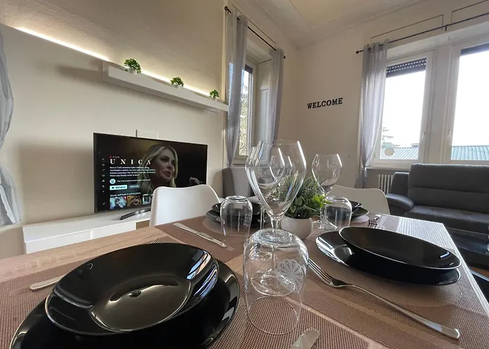 Lägenhet Bg Royal Con Parcheggio - Vista Citta Alta Bergamo