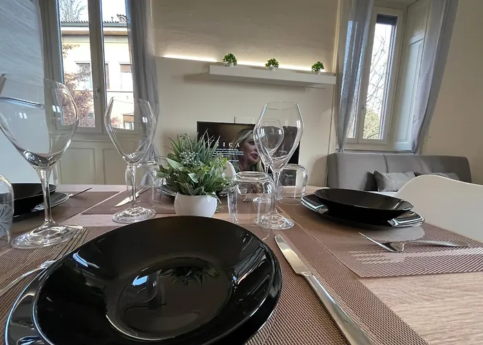 Bg Royal Con Parcheggio - Vista Citta Alta Lägenhet