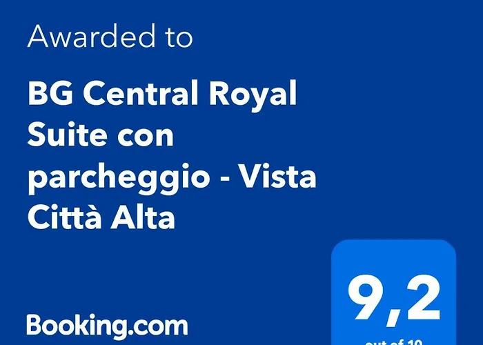 Bg Royal Con Parcheggio - Vista Citta Alta Lägenhet Bergamo